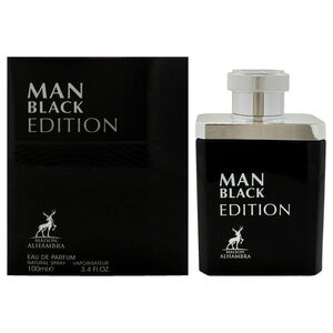 Black Edition by Maison Alhambra for Men - 3.4 oz EDP Spray